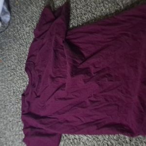 Maroon shirt